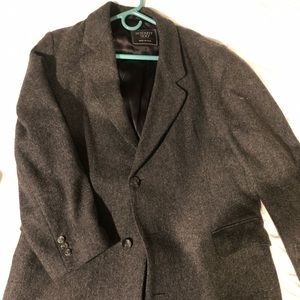 Men’s Grey Peacoat